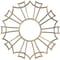 Ekena Millwork Augustus Architectural Grade PVC Pierced Ceiling Medallion, Antiqued Pale Gold, 20"OD x 7"ID x 1/2"P CMPP20AUAPG - alternate 1